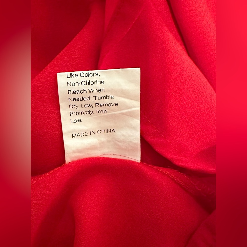Red Blouse Small - Picture 6 of 6